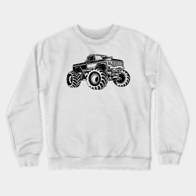 Monster Truck Crewneck Sweatshirt by Alex21